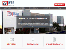 Tablet Screenshot of innerspaceselfstorage.com